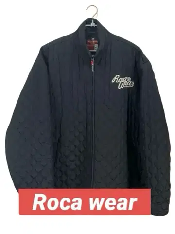 90-00s ROCAWEAR 퀼팅 자켓 블랙
