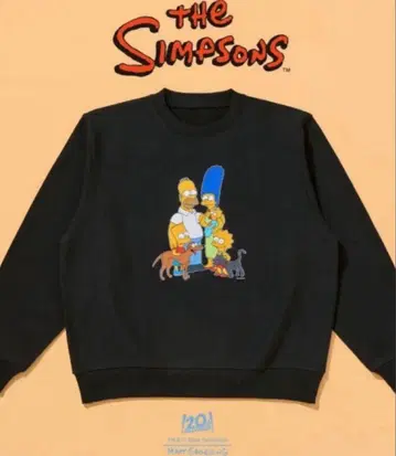 패밀리마트 더 심슨즈 트레이닝복 블랙 사이즈 M