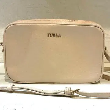 [ 새상품급 ] FURLA 릴리 숄더백 카메라백 핑크 베이지