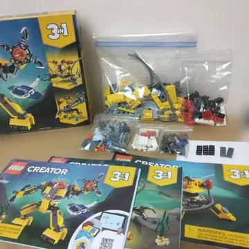 레고 크리에이터 3IN1 31090 해저 탐사 로봇