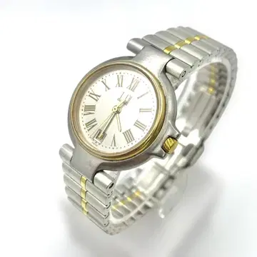 7-4371 던힐 AD 쿼츠 실버/골드 26mm