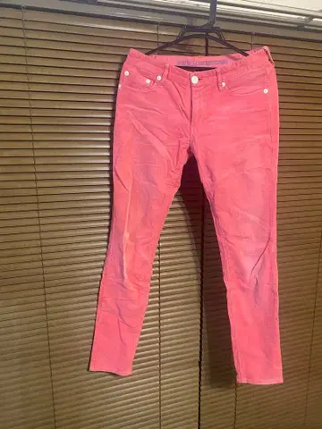 X-girl ADVENTURES 코듀로이 스키니 레오파드 무늬 사이즈 2