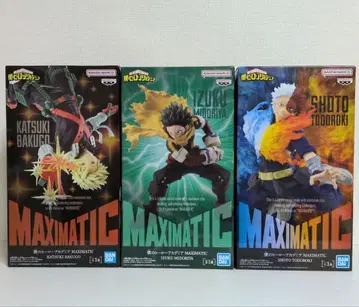 가격 인하 MAXIMATIC 피규어 3개 세트 나의 히어로 아카데미아