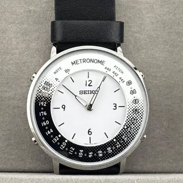 새상품급 SEIKO 세이코 메트로놈 SMW001B 남성용 쿼츠 손목시계