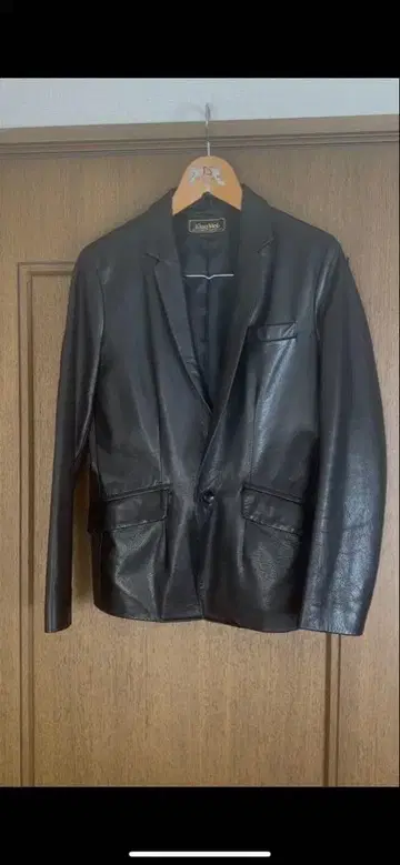 King Mob 가죽 테일러드 자켓 666