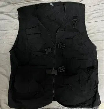 블랙 낚시용 조끼