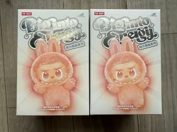 정품 POP MART Big Into Energy 봉제 인형 2개 세트