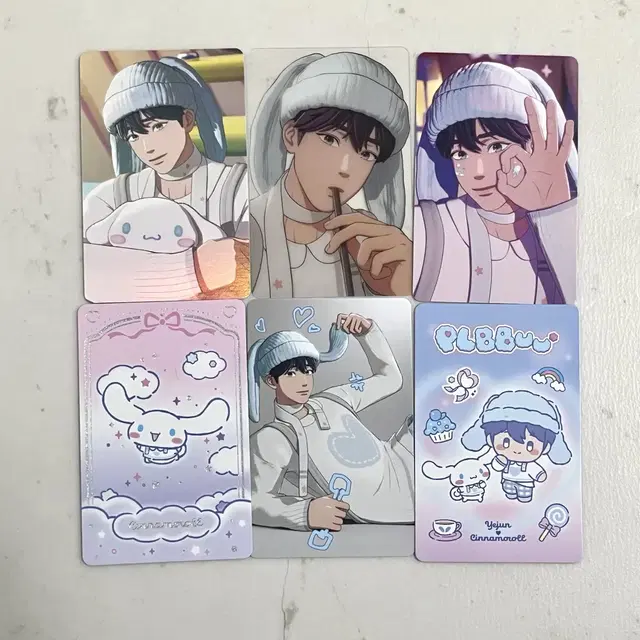 플뿌 포카앨범 예준 드로잉 낙서 개인포카 산리오 시나모롤 포카 플레이브