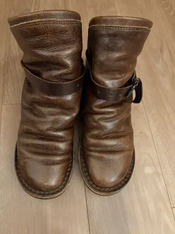 trippen 트리픈 숏부츠 이너 보아 짙은 갈색