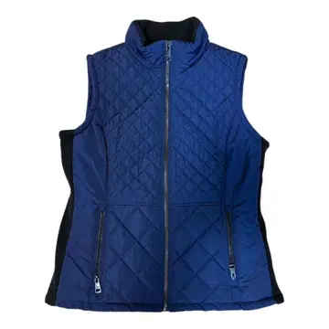 ANDREW MARC 네이비 퀼팅 베스트 L 사이즈