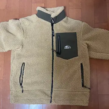 CAMP7 플리스 자켓 베이지 L 사이즈