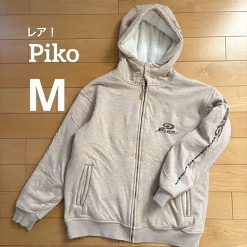 레어 PIKO 보아 후드티 후디 M 베이지 헤이세이 Y2K 00s