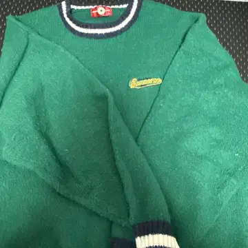 Converse 그린 니트 스웨터