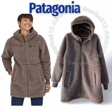 Patagonia 더스티 메사 보아 코트 자켓 후드티 브라운