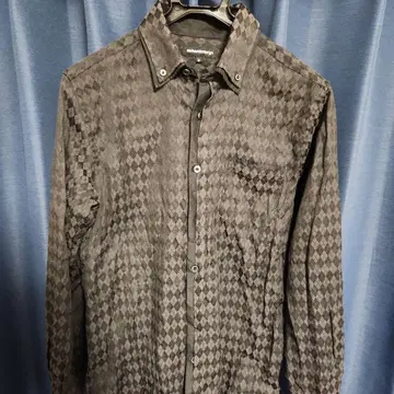 semanticdesign 다이아몬드 패턴 긴팔 셔츠 M