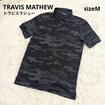 캘러웨이 트래비스 매튜 블랙 카모플라쥬 피케 셔츠