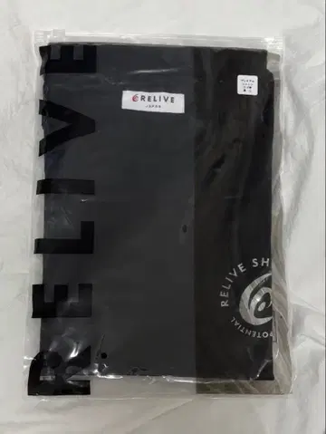 RELIVE 블랙 롱 슬리브 셔츠