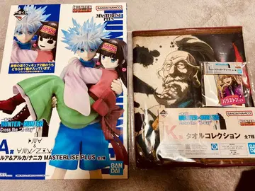 HUNTER x HUNTER 키루아&니카 피규어 타월 스티커