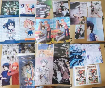 아이들리시 세븐 클리어 파일 포스터 스티커 세트