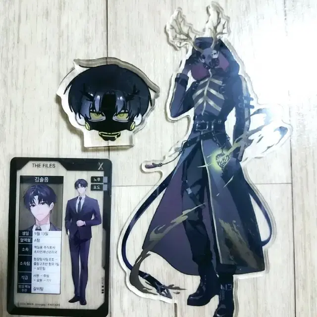 괴담출근 괴출 김솔음 보안팀 130666 오염 아크릴 스탠드 코롯토 굿즈