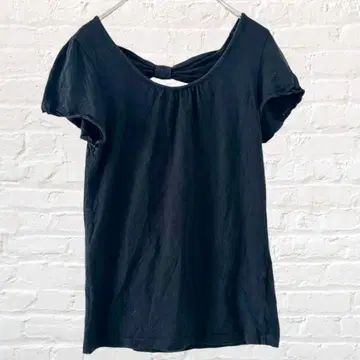 어스 뮤직 앤 이콜로지 프렌치 슬리브 반팔 T셔츠 무지