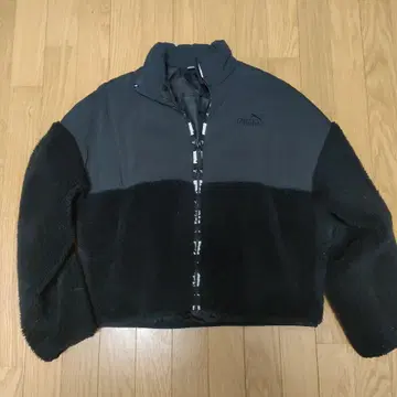 PUMA 플리스 자켓 블랙 여성용