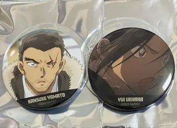 명탐정 코난 극장판 장면 사진 트레이딩 커버 포함 캔뱃지 야마토 우에하라