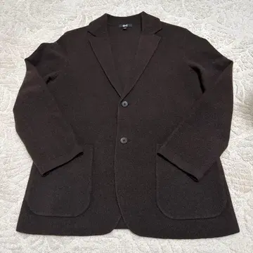 유니클로C 25AW 니트 자켓 브라운 S 사이즈