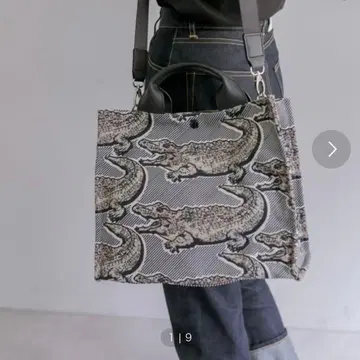 ear PAPILLONNER 애니멀 악어 2way 백