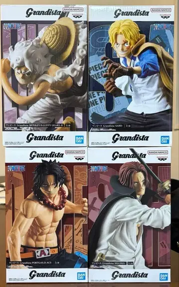 원피스 피규어 4체 세트 grandista