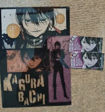 [ 카구라바치 히유키 ] 금박 스티커 클리어 포스터 컬렉션