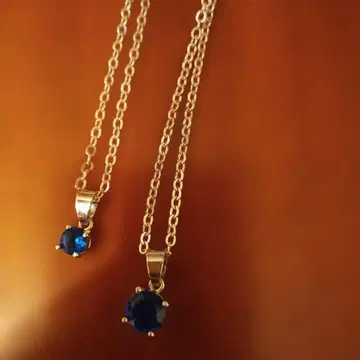 체인 블루스톤 목걸이