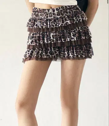 ACLENT 튤 프릴 숏팬츠