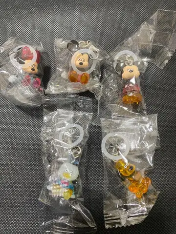 디즈니 마츠모토 세이지 메지루시 액세서리 가챠 전 5종 컴플리트 세트