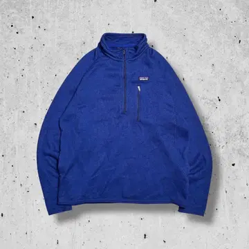 patagonia 베터 스웨터 플리스 1/4 지퍼 블루 L