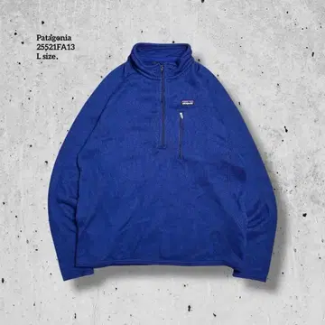 patagonia 베터 스웨터 플리스 1/4 지퍼 블루 L 25521