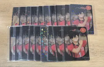 점프 페스타 쇼와노트 하이큐 클리어 카드 쿠로오 테츠로 19장