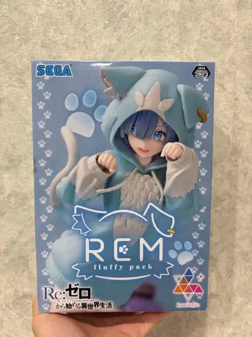 리제로 인형뽑기 경품 렘 팩 피규어