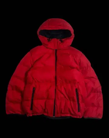 90s 랜즈 엔드 리버서블 다운 자켓