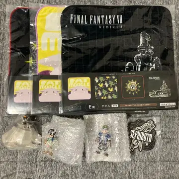 ff7 FINALFANTASY 7 복권 출시 기념 복권 E.F.G상 세트