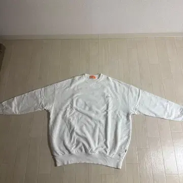 Keboz 화이트 크루넥 트레이닝복