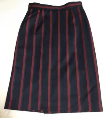 미사용 새상품 INDIVI 인디비 스트라이프 패턴 타이트 스커트