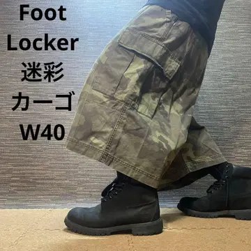 풋락커 카모플라쥬 카고 카모플라쥬 W40 구제 의류 Y2K