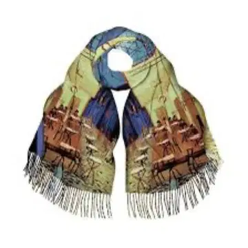고흐 밤의 카페 테라스 머플러 숄