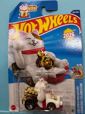 [ 일본 미발매 ] 핫휠 FELINE LUCKY 수수료 라인 럭키