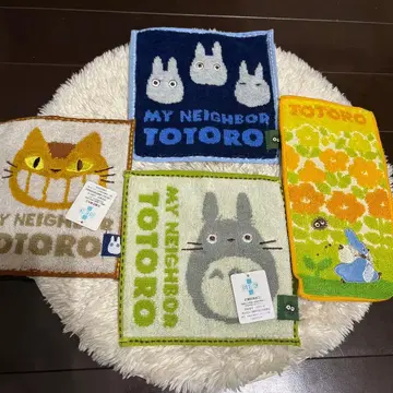 이웃집 토토로 타월 4개 세트