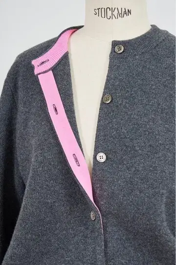 yori 바이컬러 가디건 38