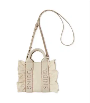 snidel 프릴 로고 미니 백
