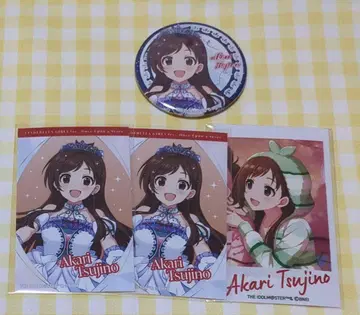 신데렐라 걸스 츠지노 아카리 캔뱃지 브로마이드