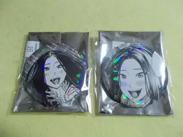 홀로그램 캔뱃지 2종 구타니 소고 데드 어카운트 로프트